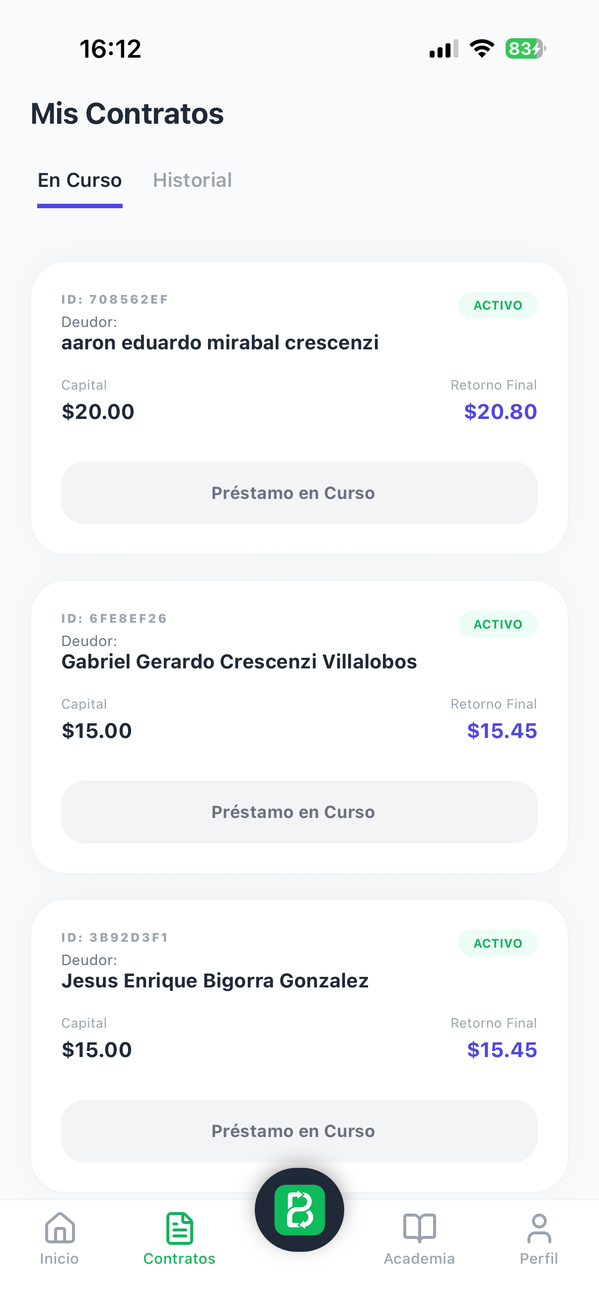 Gestión de Contratos